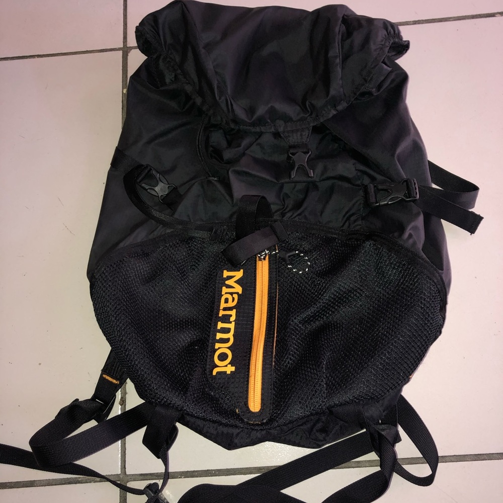 Black MARMOT (kompressor plus) backpack